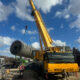 picture of a crane at our site